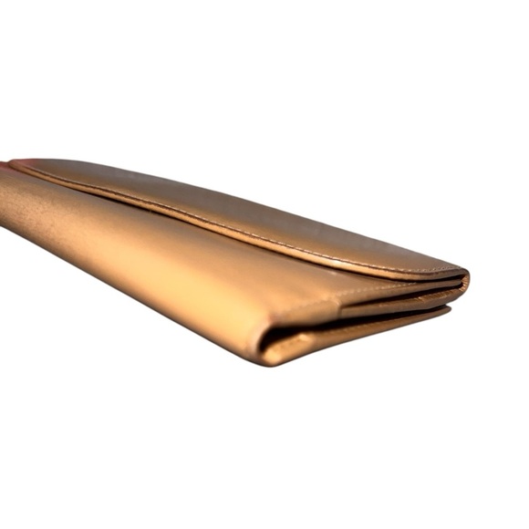 Gucci Vintage Horse Bit Long Wallet Tan Italian Leather Brass Hardware Neutral - Picture 7 of 16